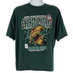 Michigan State Spartan Basketball 2000 NCAA Champions tshirt Y2K vintage